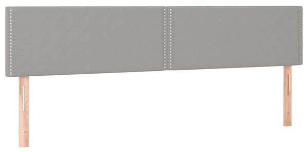 Box spring postel s matrací světle šedá 120x190 cm textil 3269874
