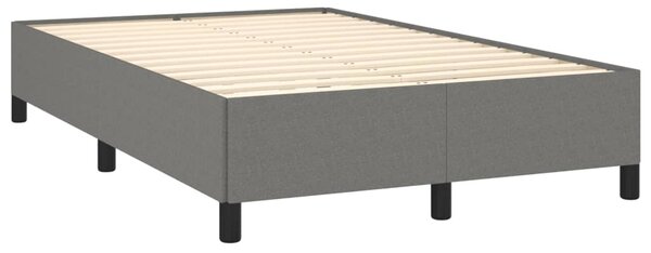 Box spring postel s matrací tmavě šedá 120x190 cm textil 3269903