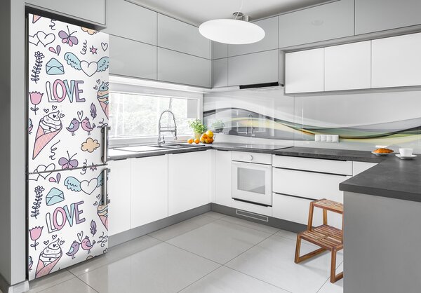 Nálepka na ledničku Romantický večer FridgeStick-70x190-f-120460766