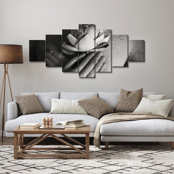 Obraz - Lotos v rukou Buddhy (210x100 cm)