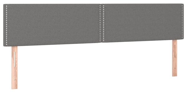 Box spring postel s matrací tmavě šedá 120x190 cm textil 3269924
