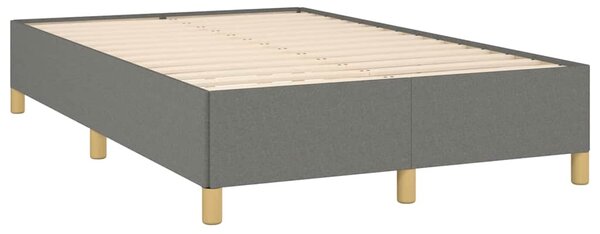 Box spring postel s matrací tmavě šedá 120x190 cm textil 3269924