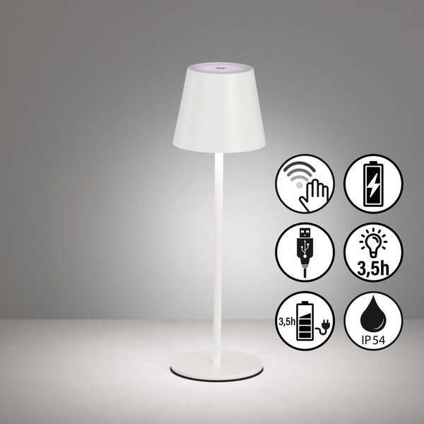 STOLNÍ LAMPA NA BATERIE 11/36,5 cm - Venkovní světla