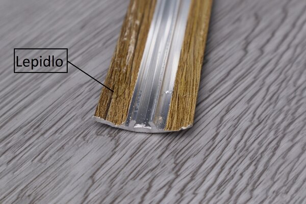 Profilteam Přechodová lišta (profil) Dub světlý - Lišta 900x30 mm