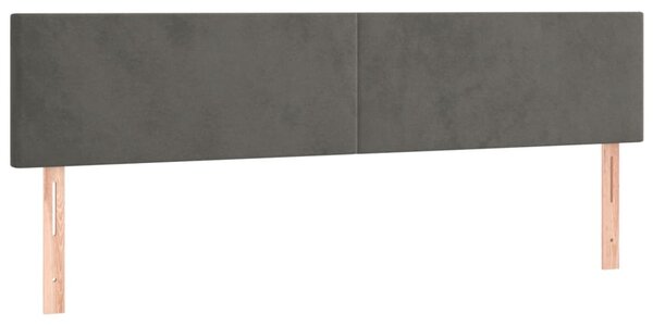 Box spring postel s matrací tmavě šedý 120x190 cm samet 3269984