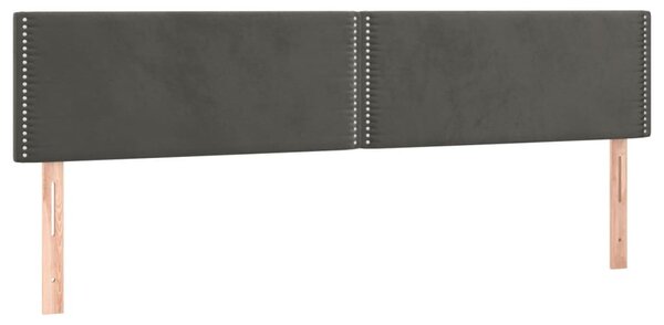 Box spring postel s matrací tmavě šedý 120x190 cm samet 3269990