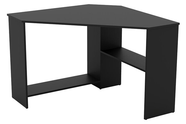 Rohový PC stolek Rhyno (černá). Akce -12%