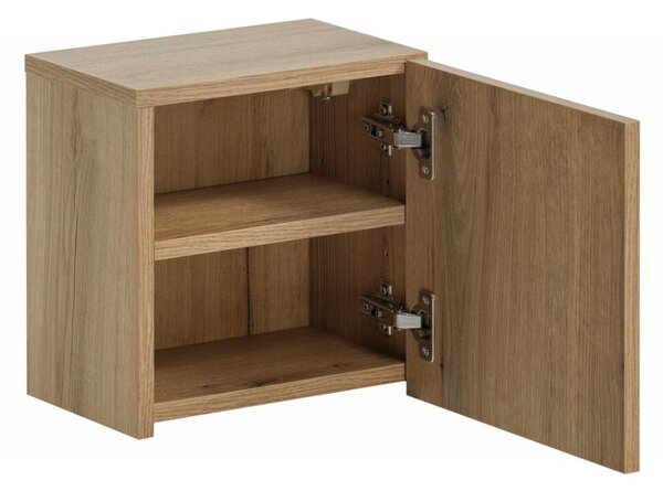 Závěsná skříňka do koupelny NOVA Oak 83-30-1DQ | kostka
