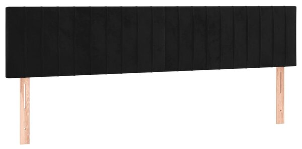 Box spring postel s matrací černá 120 x 190 cm samet 3270009