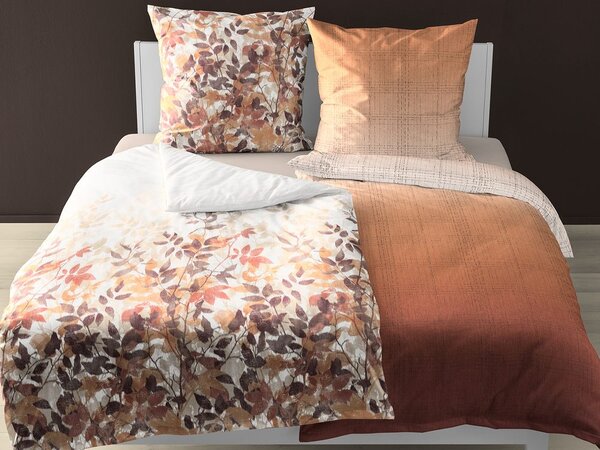 Bierbaum povlečení flanelové 3773 Terracotta 135x200/80x80 cm