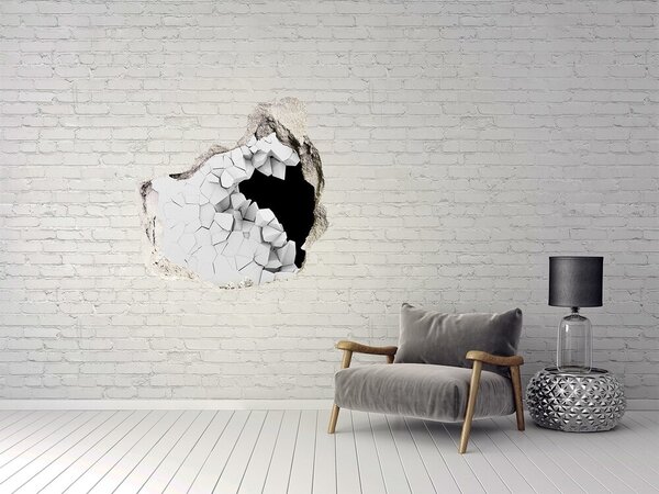 Díra 3D fototapeta nálepka Díra ve stěně nd-p-53922873
