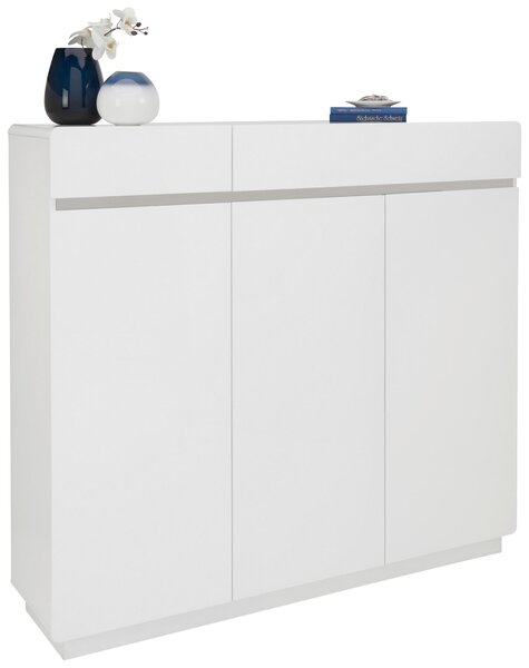 BOTNÍK, bílá, 135/123/35 cm Xora - Botníky