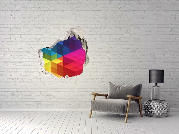 Díra 3D fototapeta nálepka Gemetrické pozadí nd-p-54475331