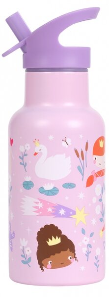 A Little Lovely Company - nerezová láhev na pití, 350 ml – princezny
