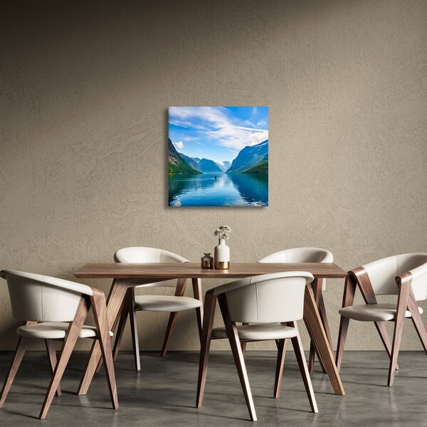 Obraz - Jezero Lovatnet (30x30 cm)