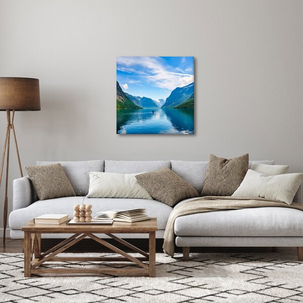 Obraz - Jezero Lovatnet (30x30 cm)