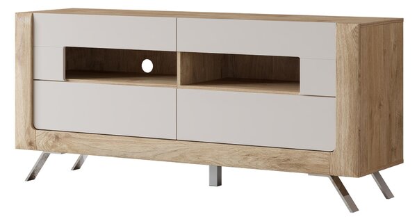 TV stolek/skříňka Kassie Typ 41 (kašmír + dub zlatý harbor)