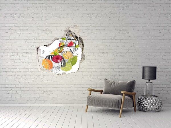 Nálepka 3D díra Ovoce s ledem nd-p-54963414