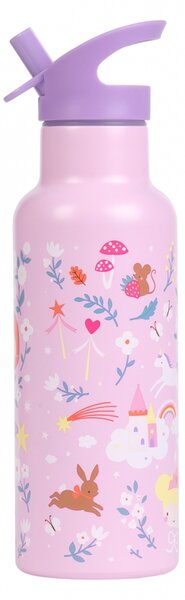 A Little Lovely Company - nerezová láhev na pití, 500 ml – princezny