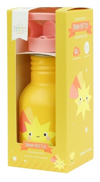 A Little Lovely Company - nerezová jednostěnná láhev na pití, 350 ml – kometa