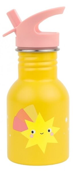 A Little Lovely Company - nerezová jednostěnná láhev na pití, 350 ml – kometa