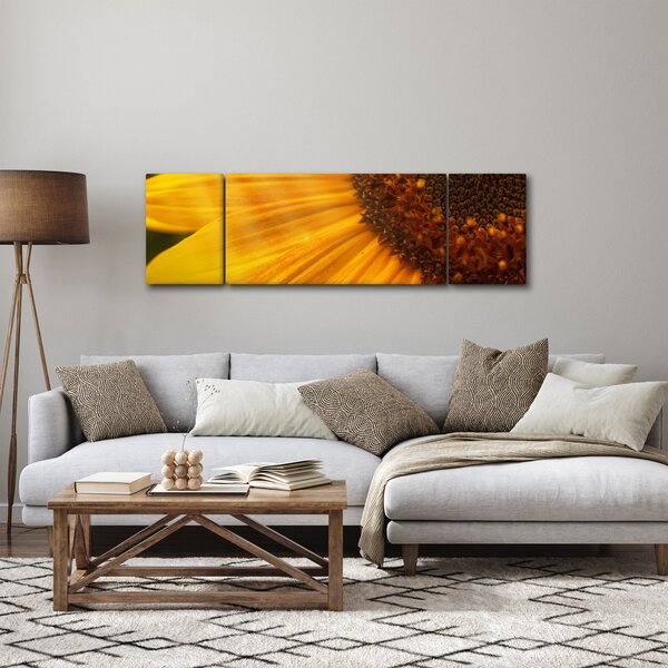 Obraz - Slunečnice (170x50 cm)