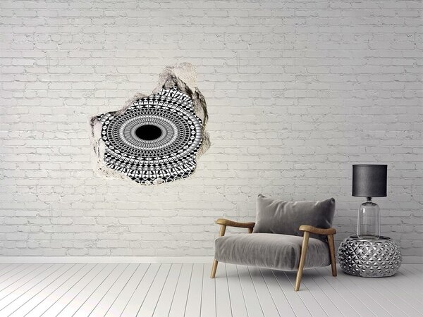 Díra 3D fototapeta nálepka Ornamenty kolo nd-p-55023854