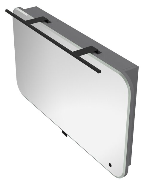 Lavedo Velluto Grey 100 zrcadlová skříňka do koupelny s LED osvětlením