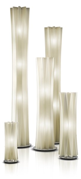 SLAMP BACFXL0GLD00000000EU Bach Floor XL, designová stojací lampa ze zlatého Opalflexu, 3xE27, výška 161cm
