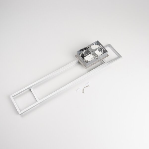 LED Stropní svítidlo LED/40W/230V matný chrom