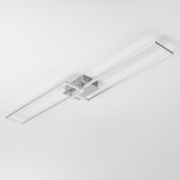 LED Stropní svítidlo LED/40W/230V matný chrom