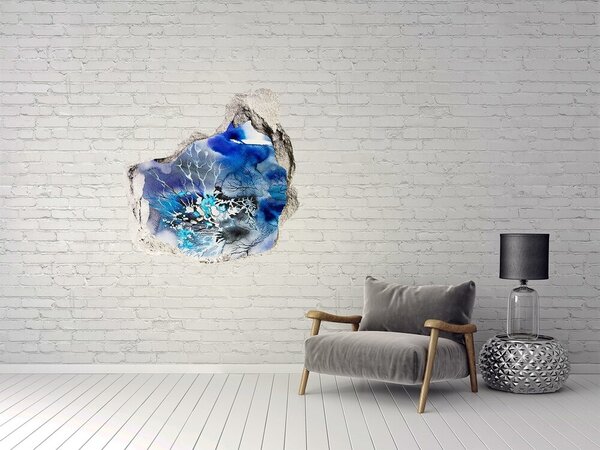 Díra 3D fototapeta nálepka Abstrakce květiny nd-p-55060210