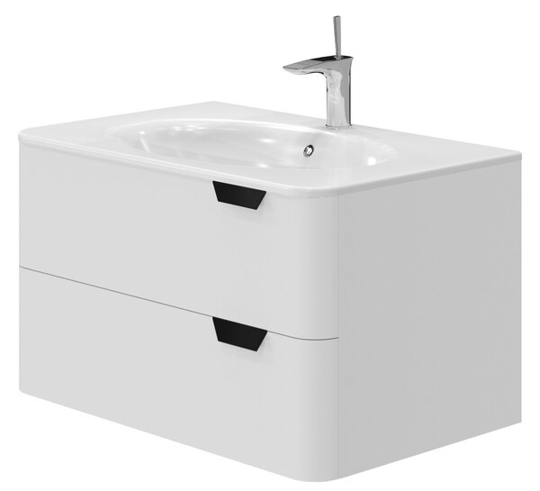 Lavedo Velluto White 80 koupelnová skříňka s umyvadlem