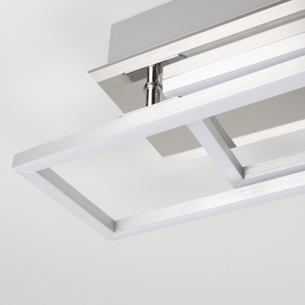 LED Stropní svítidlo LED/40W/230V matný chrom