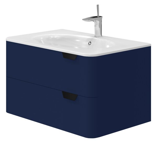 Lavedo Velluto Blue 80 koupelnová skříňka s umyvadlem
