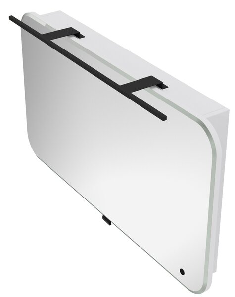 Lavedo Velluto White 100 zrcadlová skříňka do koupelny s LED osvětlením