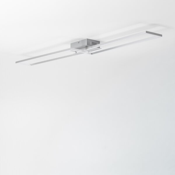 LED Stropní svítidlo LED/40W/230V matný chrom