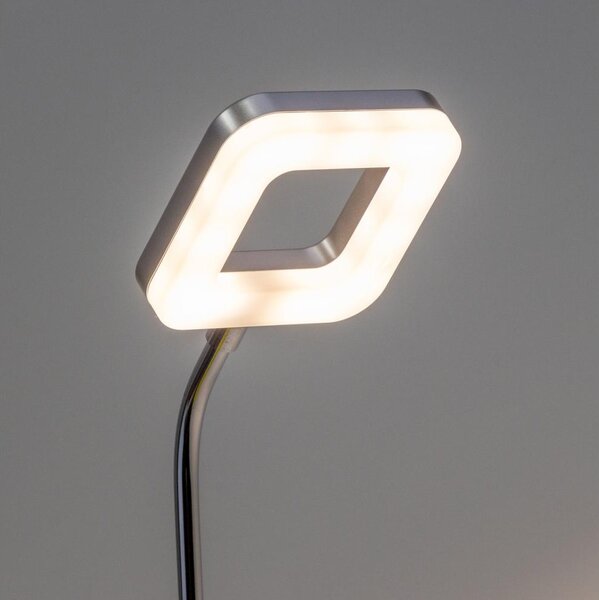 LED Nástěnná lampička do zásuvky LED/3,2W/230V matný chrom
