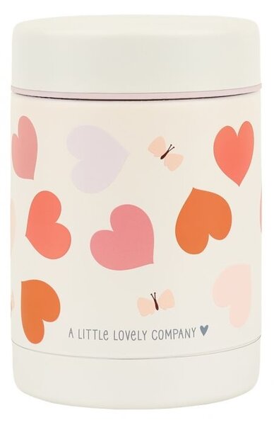 A Little Lovely Company – izolovaná nerezová nádoba na potraviny – srdce