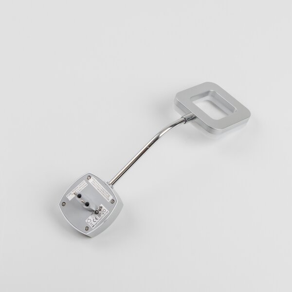 LED Nástěnná lampička do zásuvky LED/3,2W/230V matný chrom