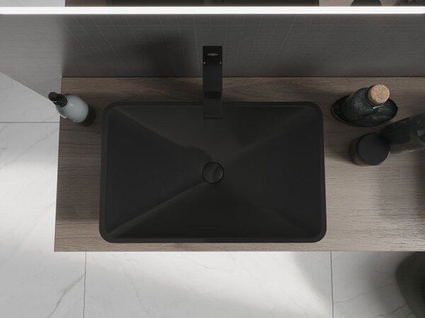 Mexen Esper umyvadlo na desku z konglomerátu 60 x 38 cm, černé - 23036071
