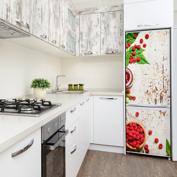 Nálepka na ledničku fototapeta Malinový džem FridgeStick-70x190-f-120964382