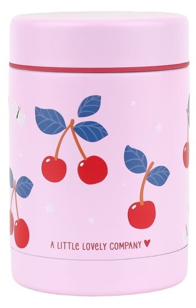 A Little Lovely Company – izolovaná nerezová nádoba na potraviny – třešně