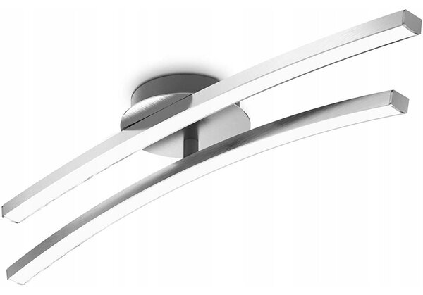 LED Stropní svítidlo 2xLED/6W/230V lesklý chrom
