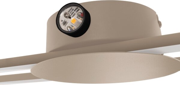Eglo 902126 - LED Nástěnné svítidlo VENTICELLO LED/20W/230V + LED/0,91W béžová
