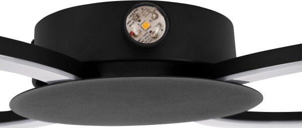 Eglo 902124 - LED Nástěnné svítidlo VENTICELLO LED/20W/230V + LED/0,91W černá