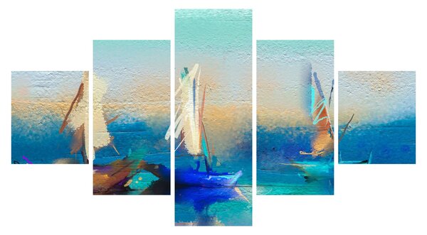 Obraz - Obraz krajiny, malba (125x70 cm)