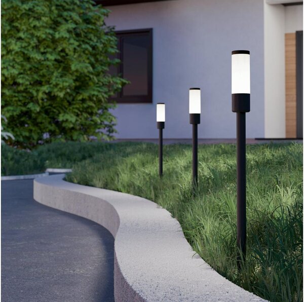 Eglo 902042 - SADA 3x LED Venkovní lampa ZANCARO LED/1W/230V IP44 černá