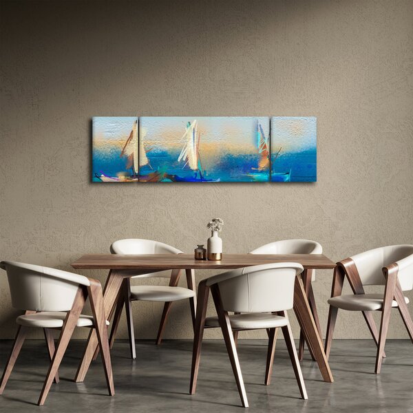 Obraz - Obraz krajiny, malba (170x50 cm)