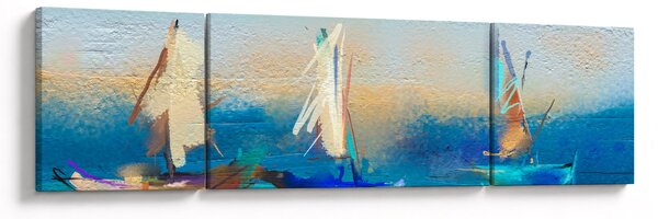 Obraz - Obraz krajiny, malba (170x50 cm)